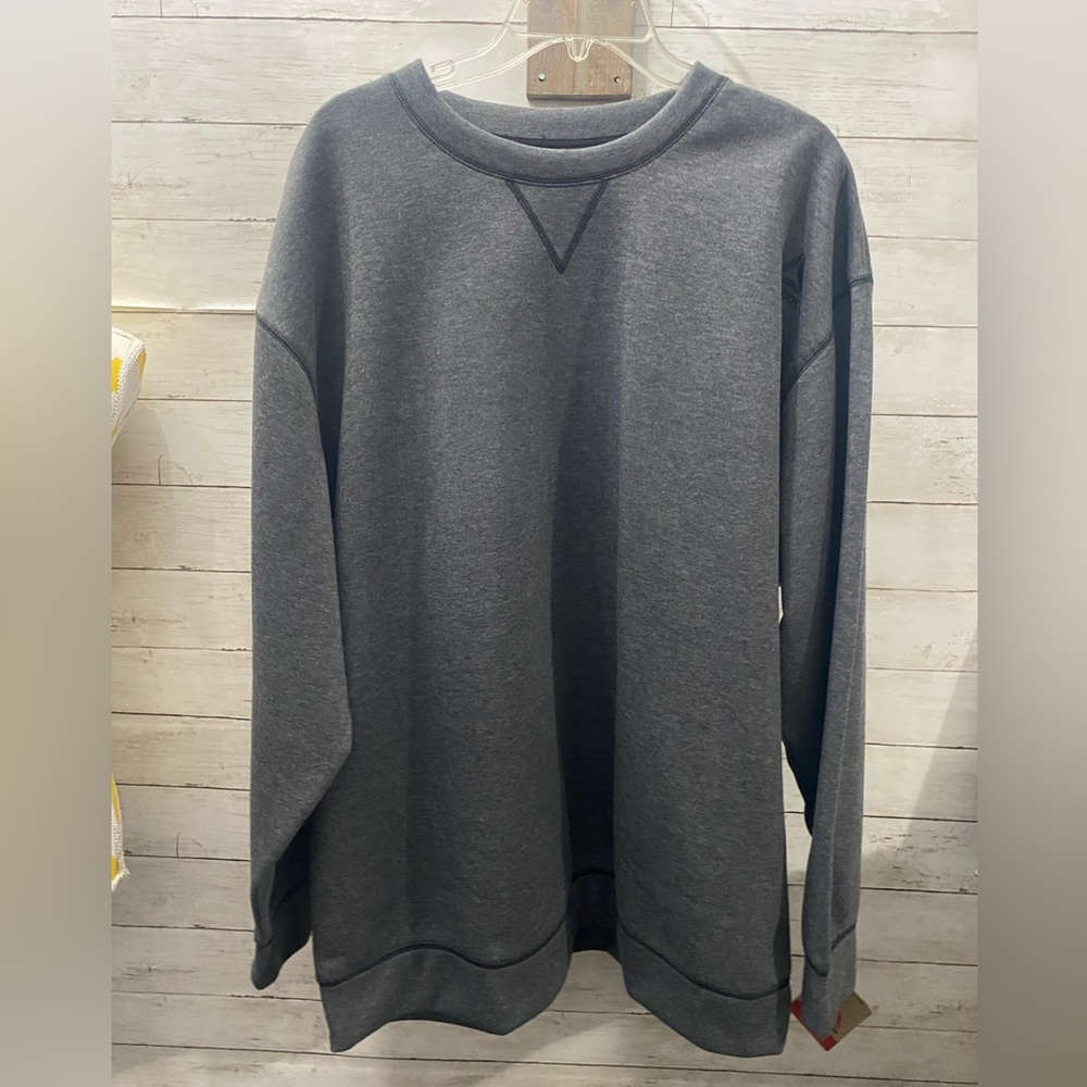 Reebok Men's Charcoal Crewneck Sweatshirt NWT